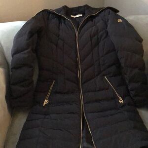 Michael Kors puffer thigh length winter coat